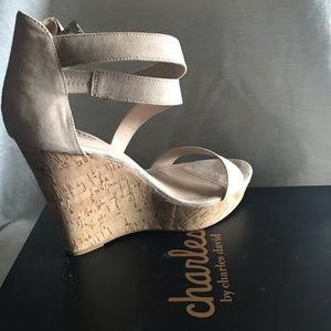 Charles by Charles David Amigo Cork Wedge Sandal